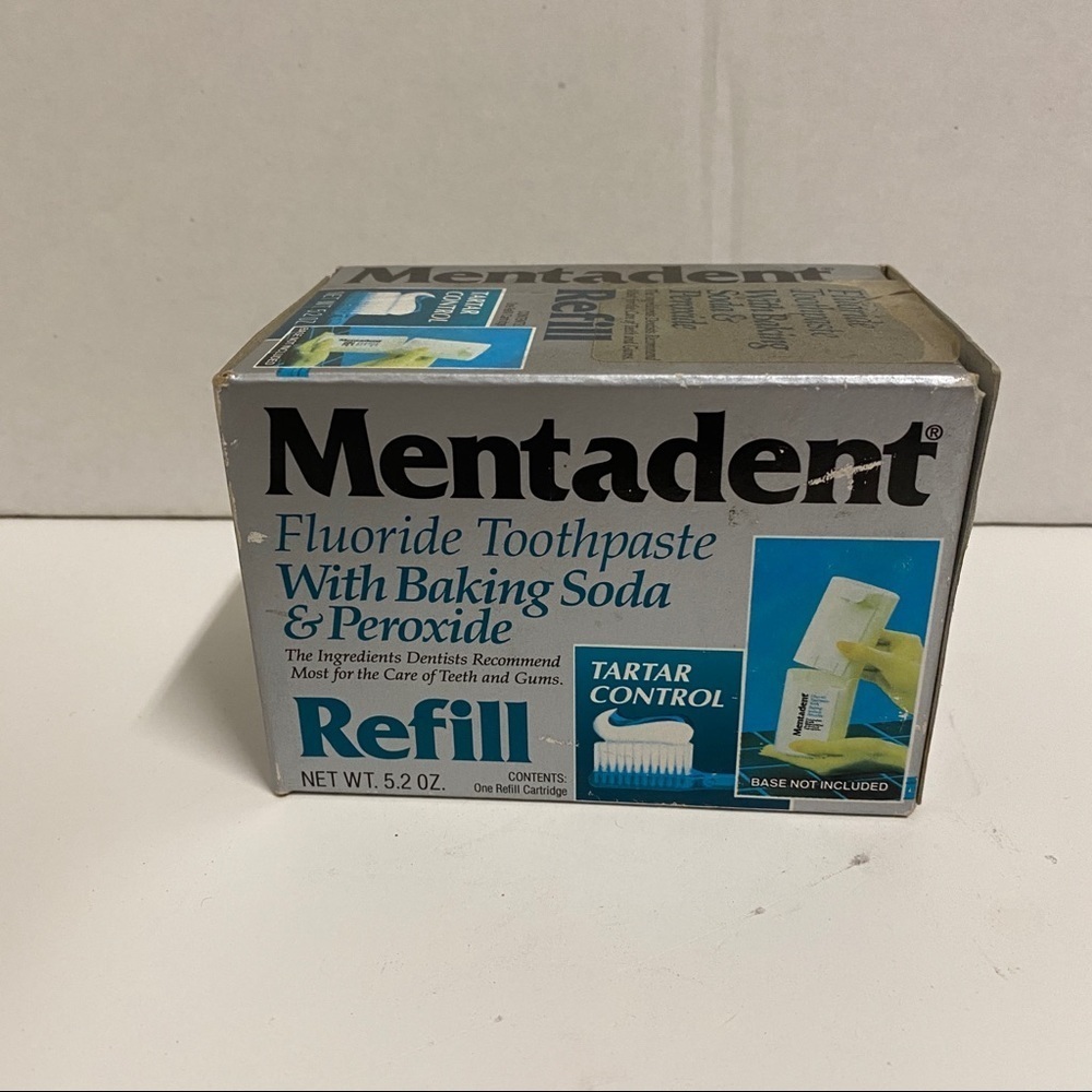 Mentadent Toothpaste Refill Vintage Tartar Control